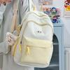 Schoolbag Japanese Candy Color Small Fresh Student Backpack New College Style Girl Versatile Schoolbag Large Capacity Backpack