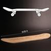 Blank Skateboard Deck for Kids, Wooden Longboard Replacement Unpainted Lightweight Art