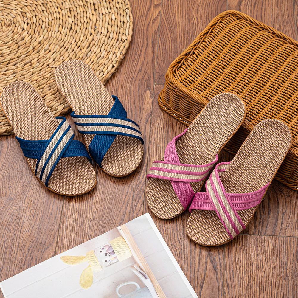 36-45 Kapcie damskie Lniane Casualowe letnie kapcie
