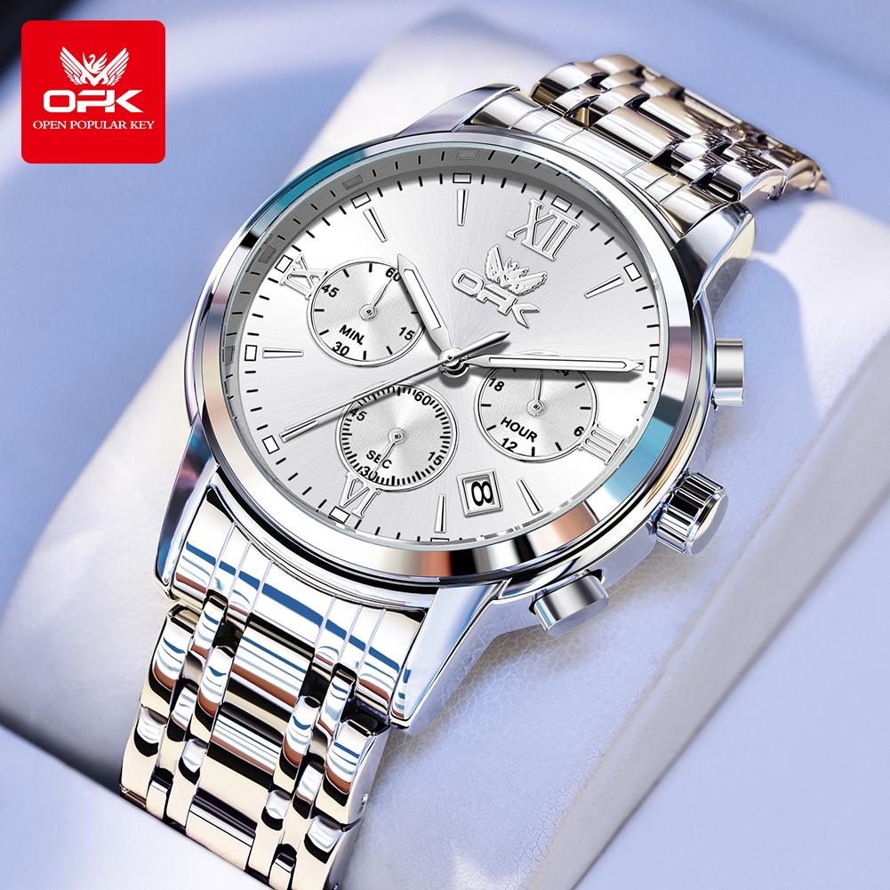 OPK 6047 Multifunctional chronograph with calendar quartz watch