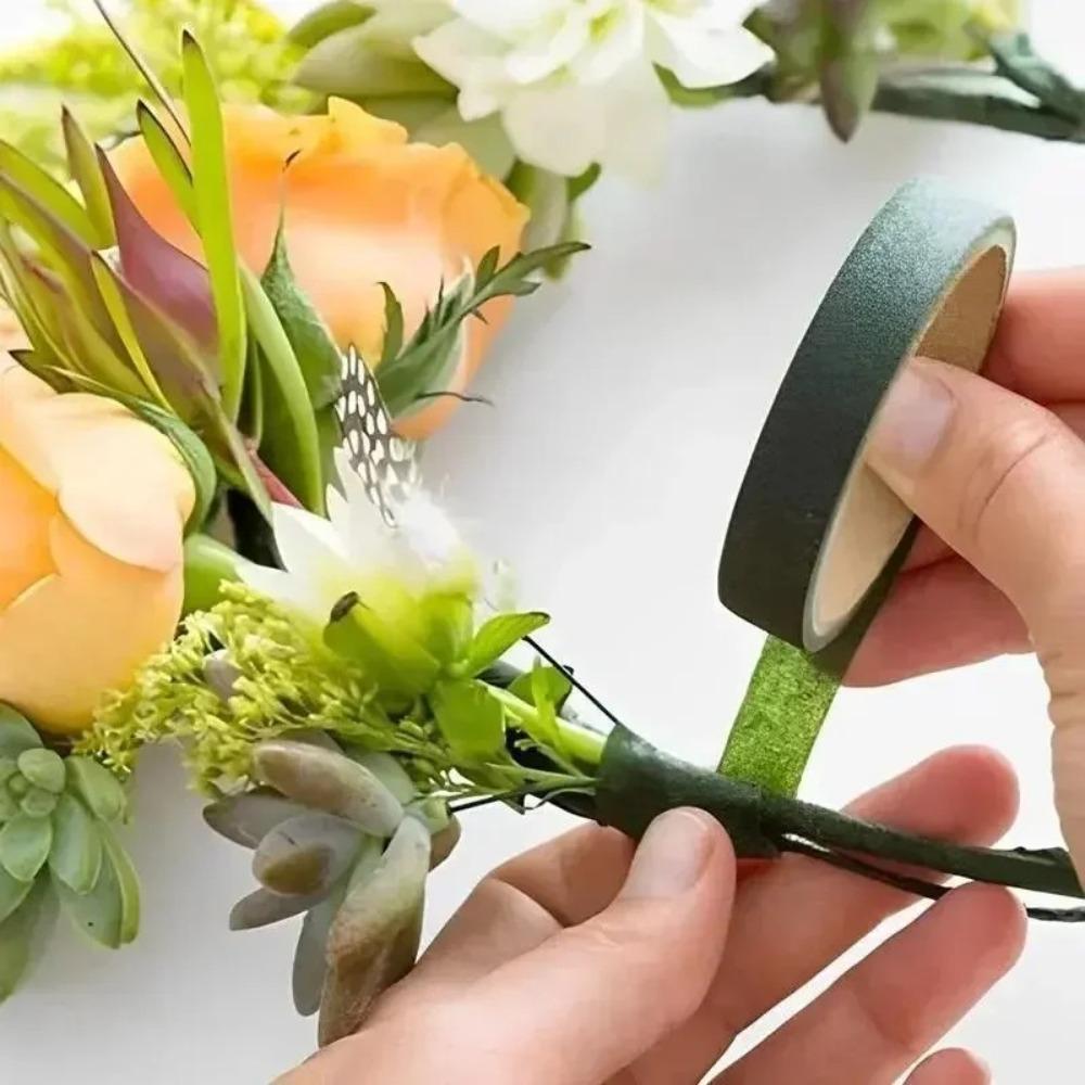 12pcs Self-adhesive Flower Bouquets Tape 20Yard Wrapping Florist  Tape  Rose Flower