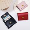 Short Hasp Wallets Pu Leather Multi-Card Pocket Purses For Women Portable Money Bag Small Coin Card Holders