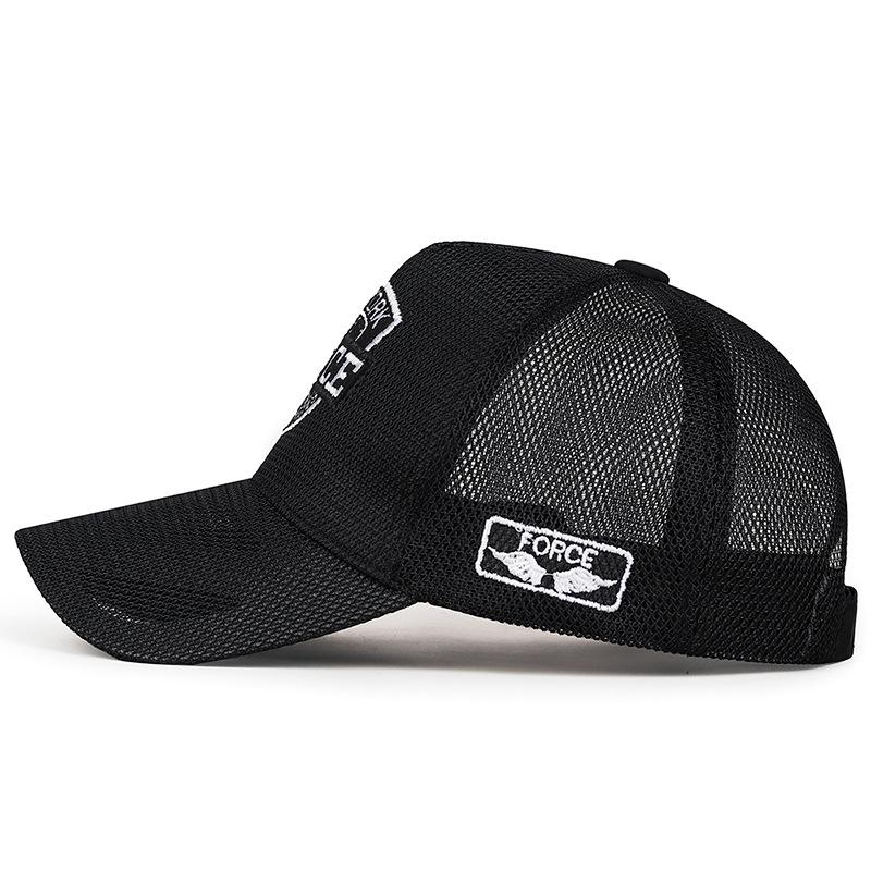 Unisex Youth Summer Mesh Baseball Cap with Sunshade and Breathable Design
