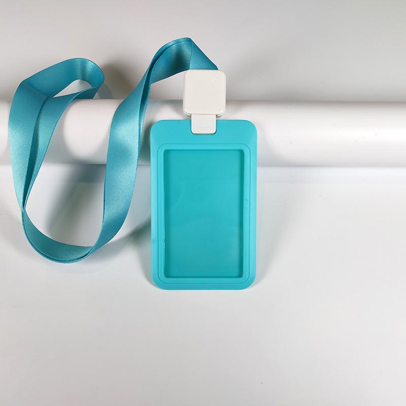 Student Campus ID and Access Card Holder for Bus, Meal, Room Cards - Hard Shell, Custom Printing Available.