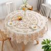 Large Wash-Free Round Tablecloth for Dining and Hotel Use - New Year Boutique Edition