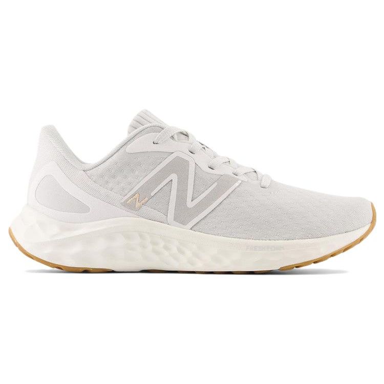 New Balance Fresh Foam Arishi V4 Comfortable Breathable Low Top Running Shoes Women Sneaker Grey Beige WARISEG4