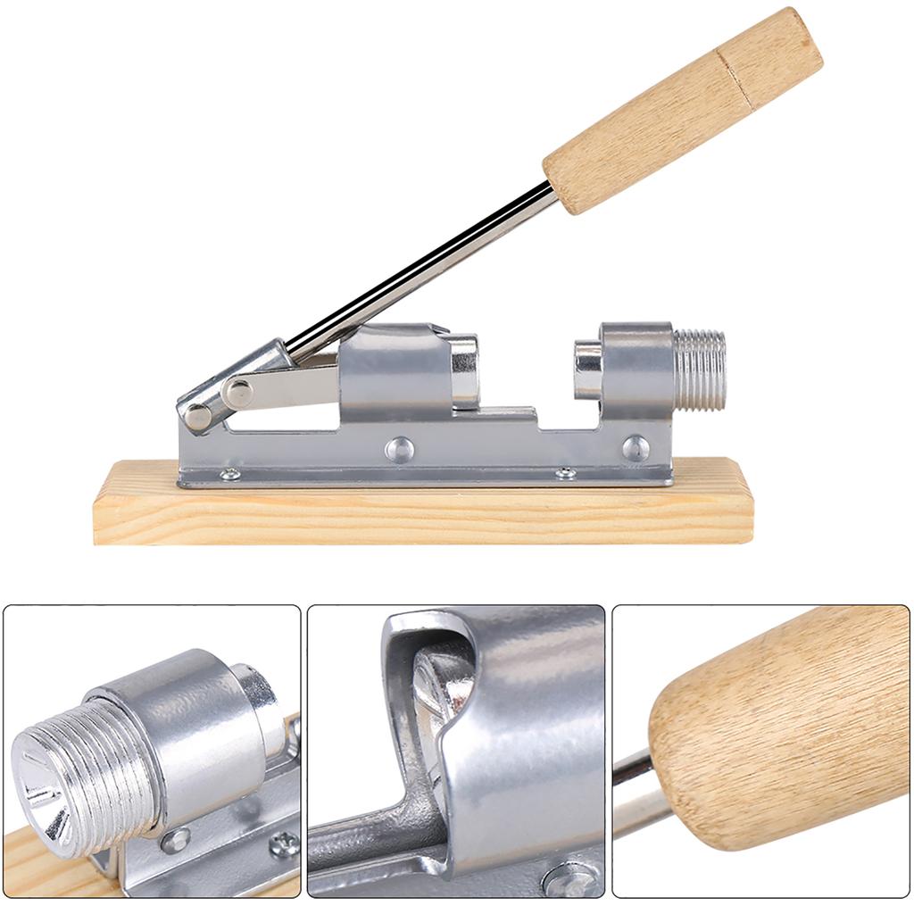 Mechanical Nut Opener Mechanical Walnut Cracker Nut Opener Kitchen Tools Desktop Wood Base &amp Handle Walnut Opener Nut Opener