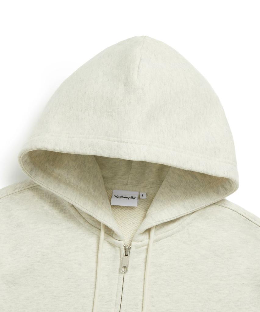 Mark Gonzales Angel Wappen Zip-Up Hoodie - M/Oatmeal