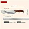 1pc Meat Cutting Knife With Sheath, Sharp High Carbon Steel Outdoor Knife For Meat And Fruit, Portable Knife For Meat Cutting