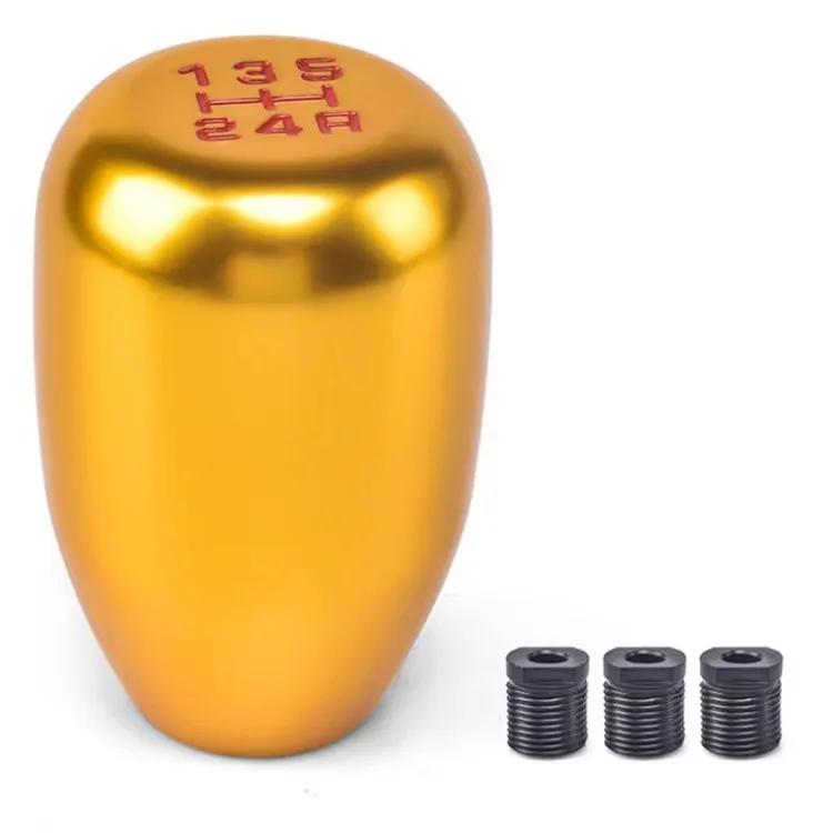 

Универсальная гоночная 5-ступенчатая ручка переключения передач ручная автоматическая ручка переключения передач рычаг переключения передач аксессуары для модификации автомобиля золотистый