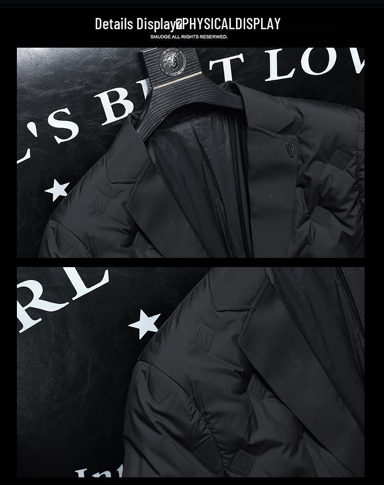 2025 Winter Korean Slim Fit Men's Down Jacket - Casual Lightweight Fashion Coat