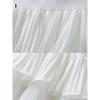 Anti Glare Elastic Waist Lovely Skirt Elastic Waist Loose Pleated Skirt
