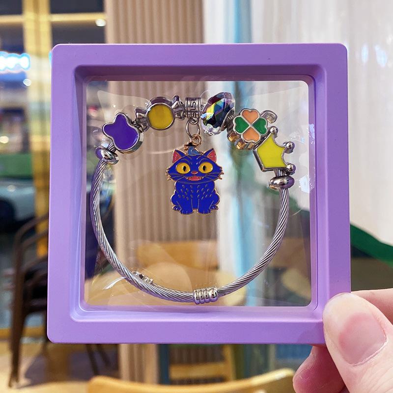 Cartoon Anime Bracelet Kpop Demon Hunters Cute High-Value Exquisite Bangle Gift for Children's Day Boys and Girls Kids Fans