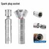 Universal 14mm/16mm Thin-Walled Magnetic Spark Plug Socket with Joint for Car Repair