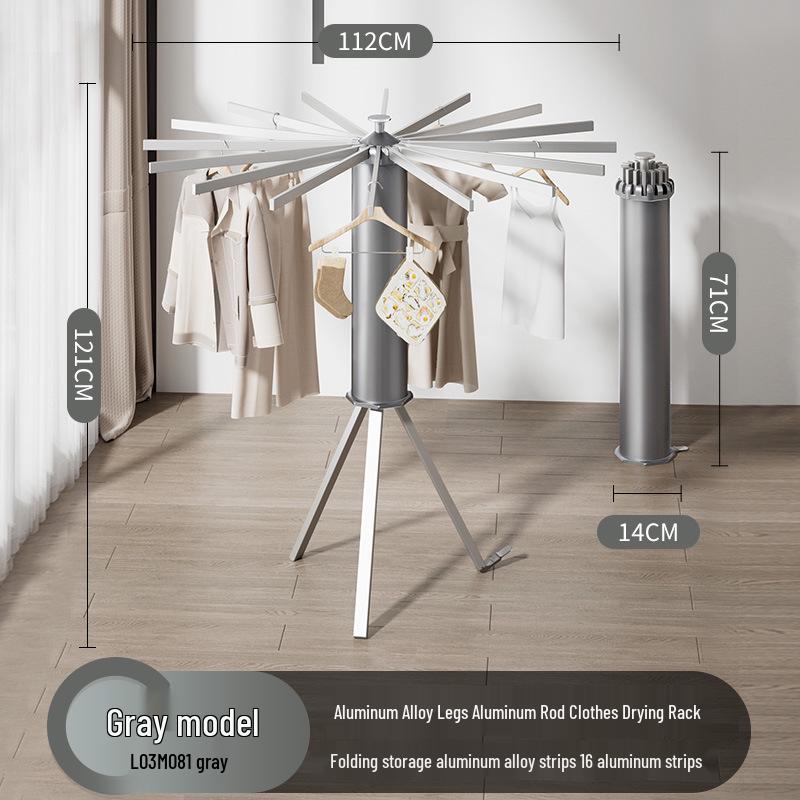 Foldable Octopus Clothes Drying Rack & Hanger for Indoor/Outdoor Use