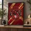 San Francisco 49ers Diamond Painting Kit 5D Full Drill DIY Diamond Mosaic Wall Art Home Decor