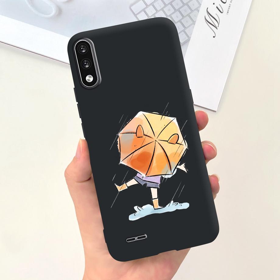 For LG K22 2020 Phone Case Back Cover Stylish Pattern Soft Liquid Silicone TPU Coque Fundas LGK22 K 22 Panda Housing