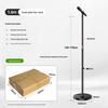 Professional Floor Microphone Stand with Weighted Round Base for Live Performances and Broadcasts