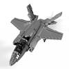 Série Letadel F35 Stíhačka Stavebnice Model Slavná Vojenská Letadla z WWII MOC Sady Cihliček Hračky Pro Kluky Dárky Pro Děti