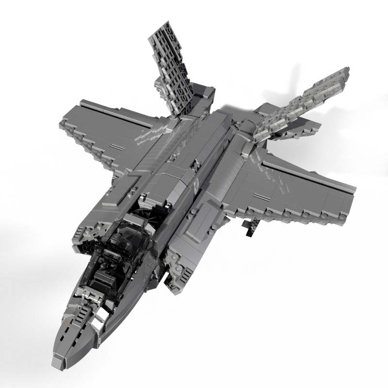 Série Letadel F35 Stíhačka Stavebnice Model Slavná Vojenská Letadla z WWII MOC Sady Cihliček Hračky Pro Kluky Dárky Pro Děti