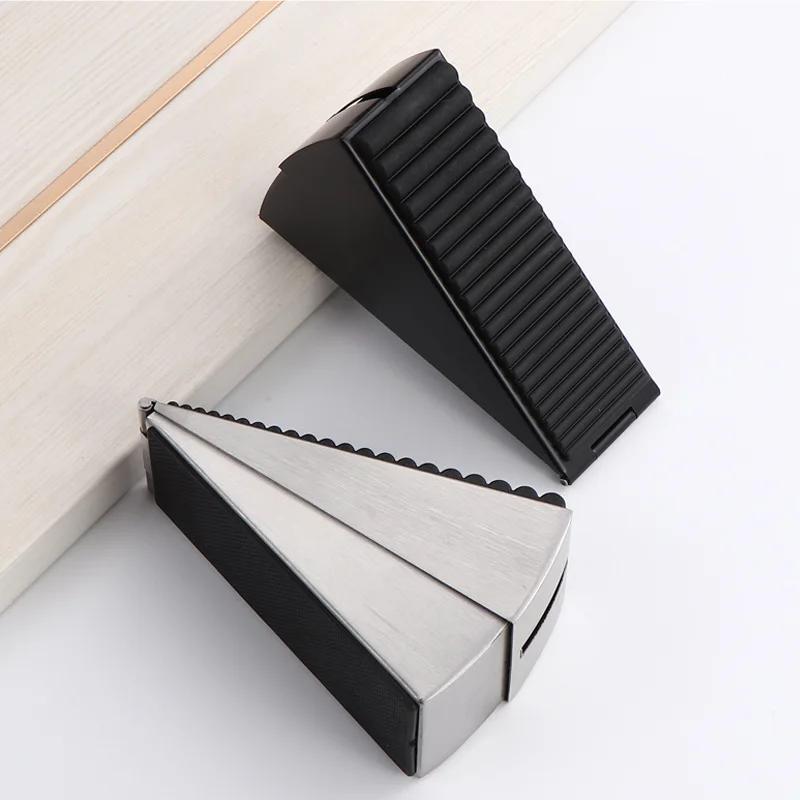 1 szt. Regulowany stoper do drzwi Stal nierdzewna Stoper do drzwi Bez gwoździ Antypoślizgowa guma Sprężynowy korek do drzwi Antykolizyjny Bezpieczeństwo