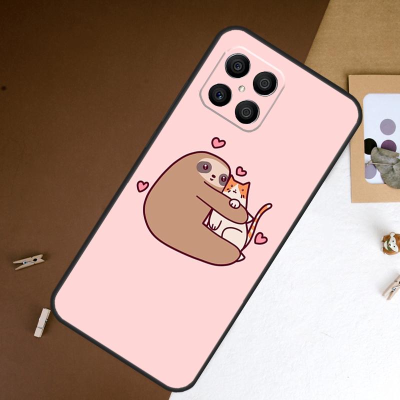 

Sloth Cute Animal Case For Honor Win RT 90 50 70 Lite 200 400 Pro X9a X9b X9c X9d X8b X8c Magic 7 6 8 Pro Cover Honor Magic6 Pro