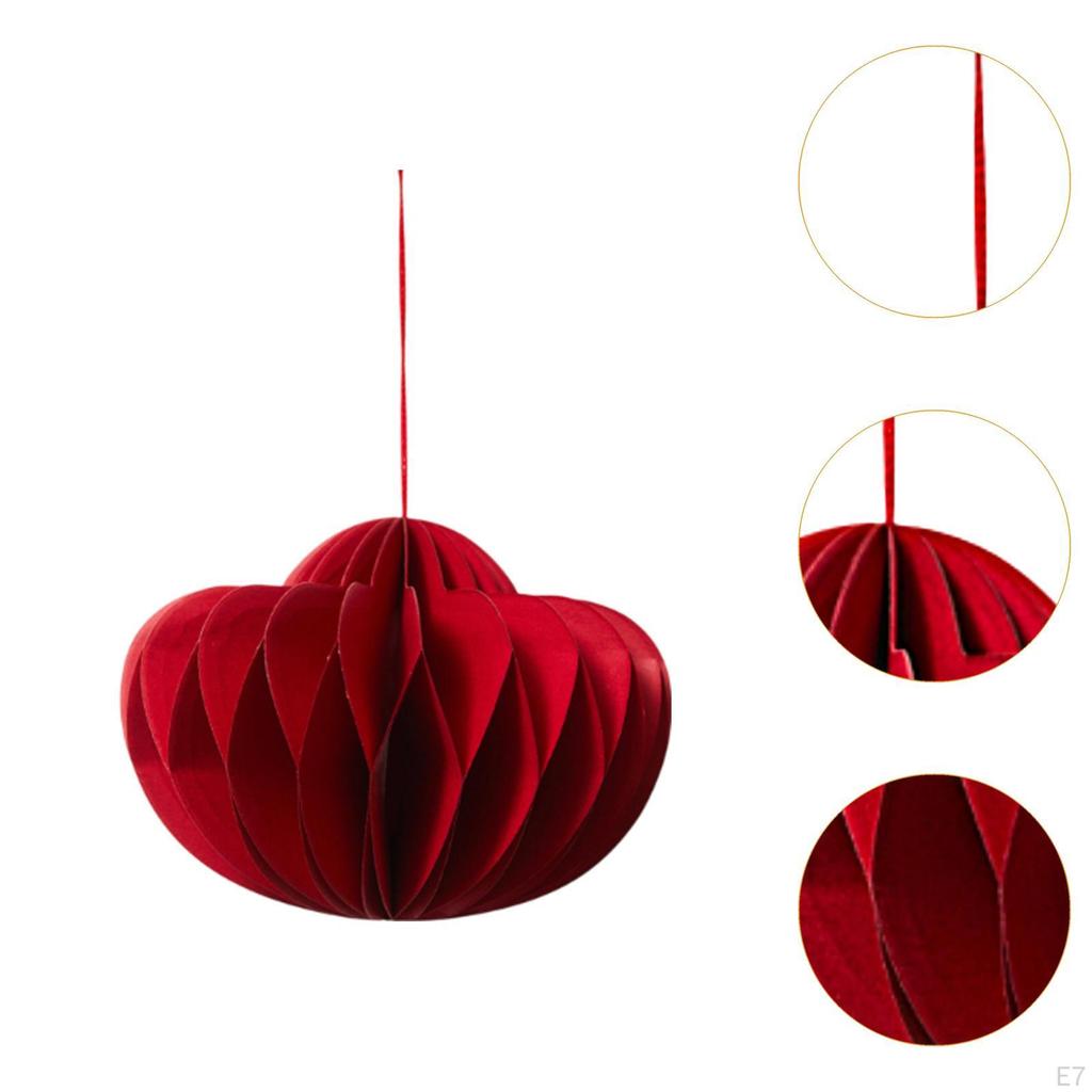 Chinese Year Lantern Decoration Hanging Ornament Gift Indoor Spring Festival for Wall