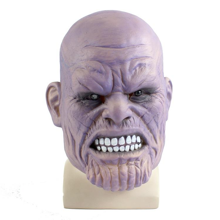 

soulman/Shuo Mei Complex4Iron Masked Tyrant cos Halloween mask for children with infinite light-up gloves Giant Bald Face Mask