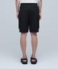 MUSINSA STANDARD Wide Banding Cargo Half Slacks [Black]