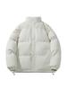 Men's Stand Collar Cotton Puffer Jacket: Versatile, Warm, Loose Fit for Autumn/Winter