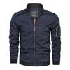 Spring and Autumn Thin Men's Baseball Collar Solid Color Jacket Casual Air Force One Jacket Men's