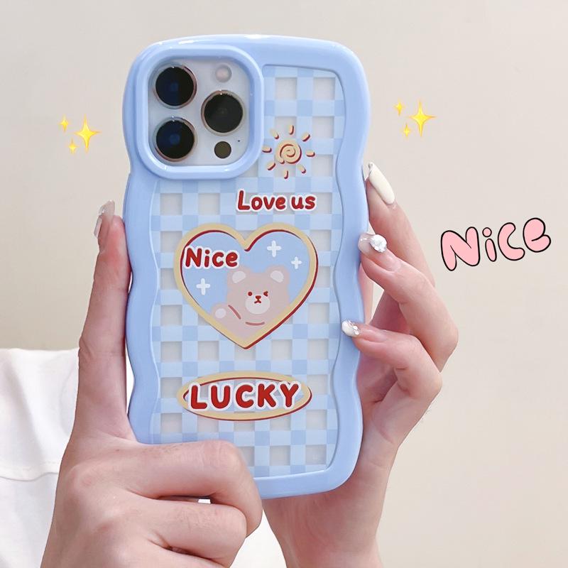 

Chessboard Acrylic Lace Phone Case for iPhone 13/12/11Pro/8 iPhone 12 Pro Max