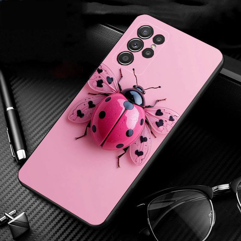Phone Case For Samsung Galaxy S26 S25 S24 S23 S22 S21 Ultra S24 S23 S22 S21 S25 Plus S24 FE Ladybug