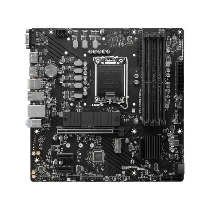 Motherboard - MSI - PRO B760M-P - Socket LGA1700 - DDR5