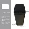 12L  Automatic Sensor Trash Can Touchless Infrared Motion Sensor Smart Trash Can for Kitchen Bathroom Waterproof Wastebasket