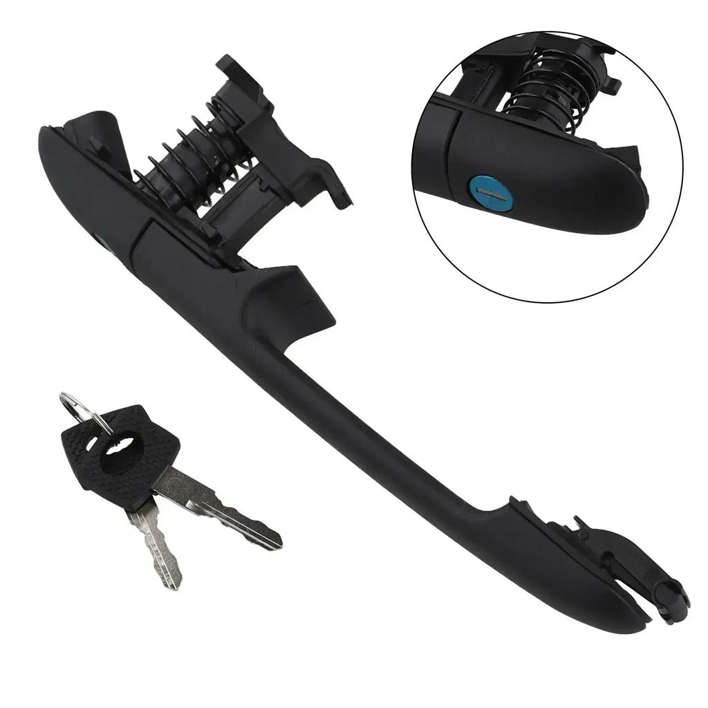 1 Peça Maçaneta de Porta Exterior Lateral Deslizante Dianteira/Traseira com Fechadura e 2 Chaves 9017600459 Substituição Para Sprinter Para Vito Para LT 95-06