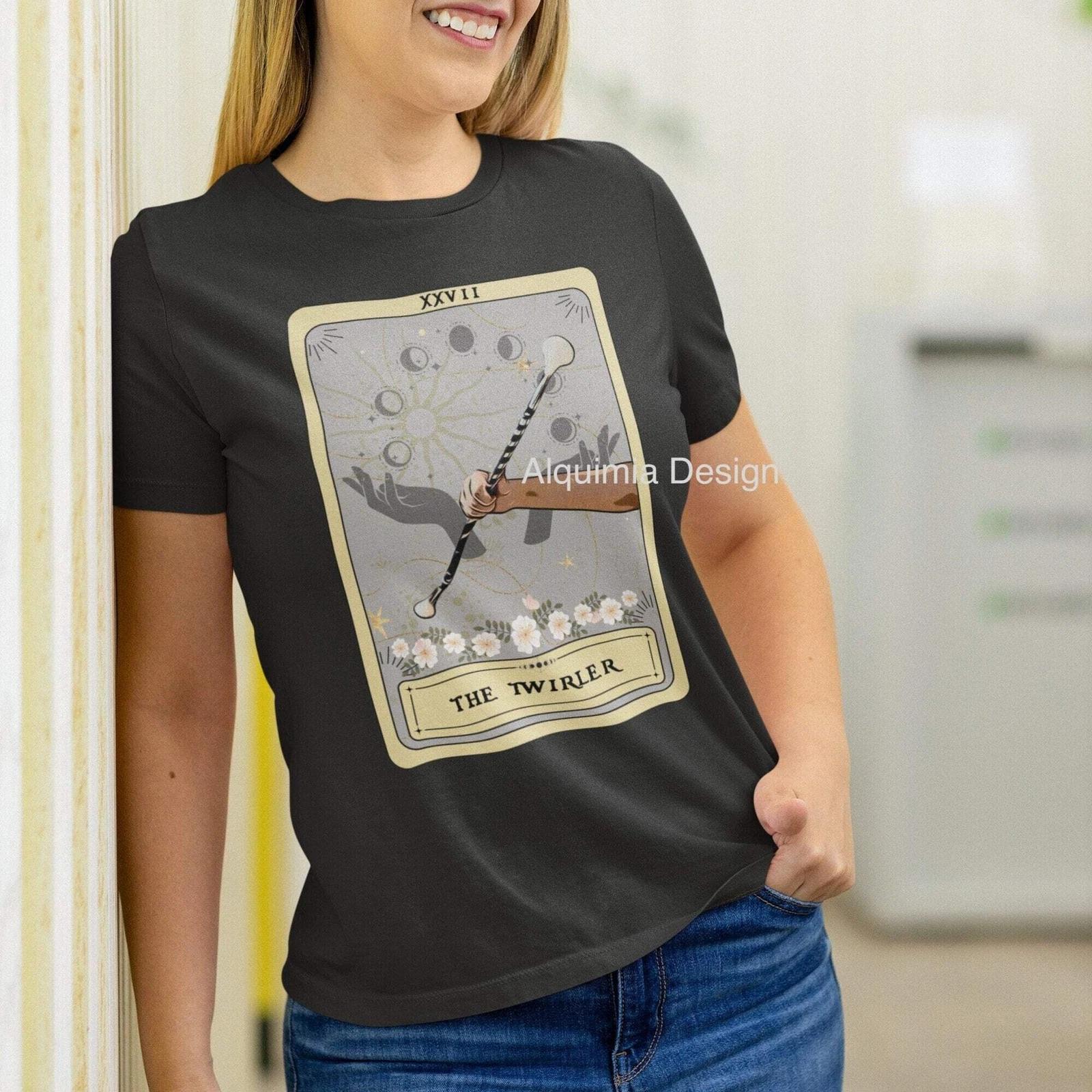 The Twirler Tarot Card Shirt, Baton Twirling 4XL