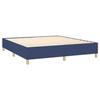 Maison Exclusive - Lattenrost-Bettgestell mit Matratze Blau 180x200 cm Stoff