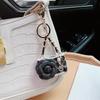 Fashion Camellia Mobile Bag Model Keychain Personalized Creative Bag Pendant Car Keychain Female