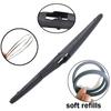 Wiper Front & Rear Wiper Blades Set For Toyota Prado 120 J120 2002 - 2009 Windshield Windscreen Window Brush 22"+21"+16"