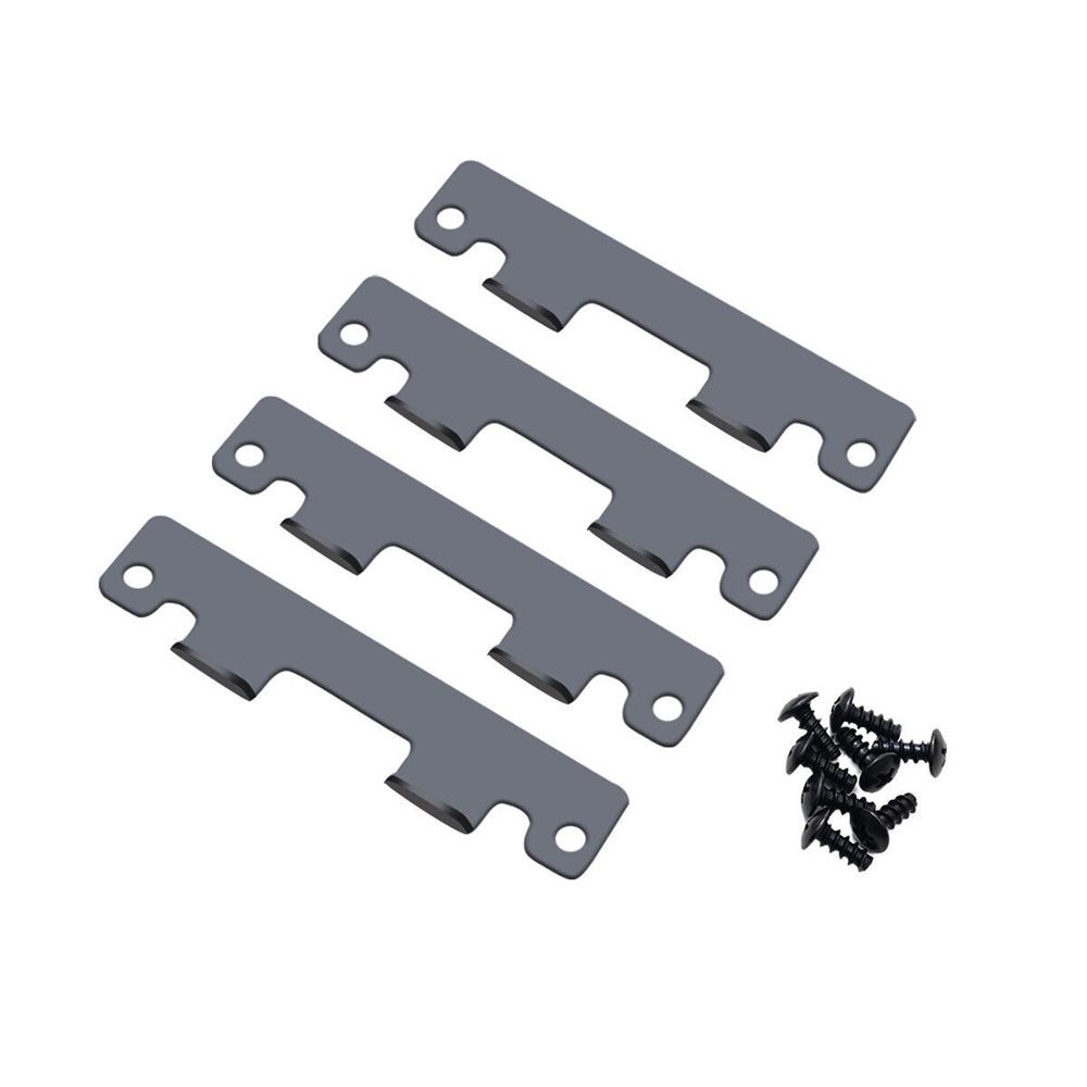 1Set Tailgate Hinge Plates and Screws For Yamaha Rhino 700 YXR700F 2008-2013