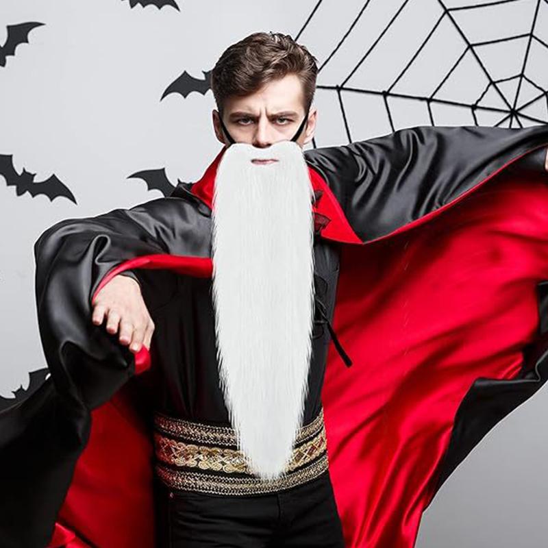 Fake Beard Dress Up With Elastic Rope Facial Hair Cosplay Fake Mustache For Stage Performance Holiday Masquerade Festive