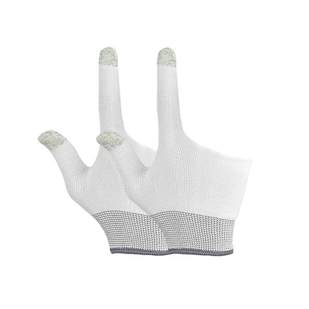Finger Thumb Sleeve Gloves Breathable Sweat Proof Highly Sensitive Gaming Tablet Gloves for IPhone IPad Samsung Xiaomi Google 5