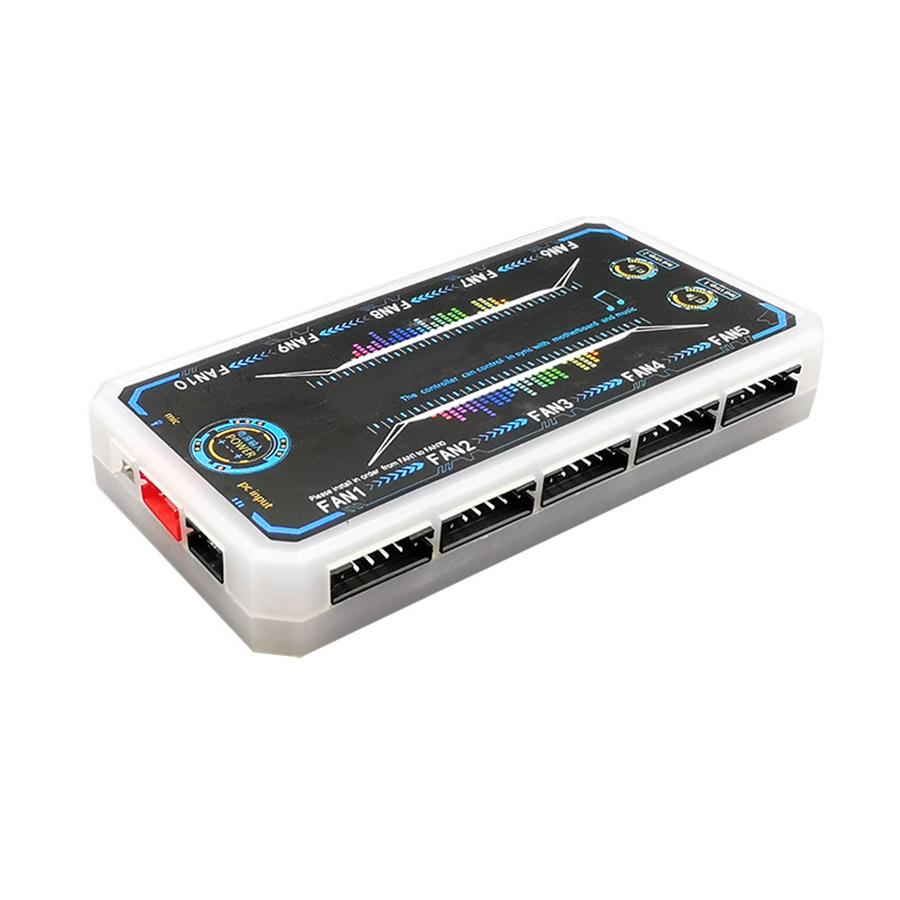 RGB Задня панель з музикою RGB Контролер вентиляторів для відеокарти GPU та ігрового ПК корпусу ARGB світлодіодне підсвічування Aura Sync
