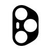 For Honor 400 Pro 5G (Global) Tempered Glass Lens Protector Black Silk Printing Camera Lens Film
