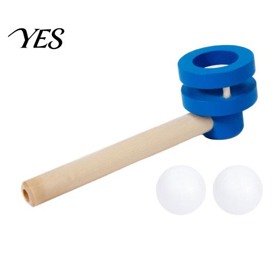 Kids Floating Ball Toy Blow Toy, Suspension Blowing Wooden Pipe for Child Lung Capacity Training, Educational Boys Girls Exercise