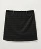 Seteo (W) Crochet Layered Skirt Black
