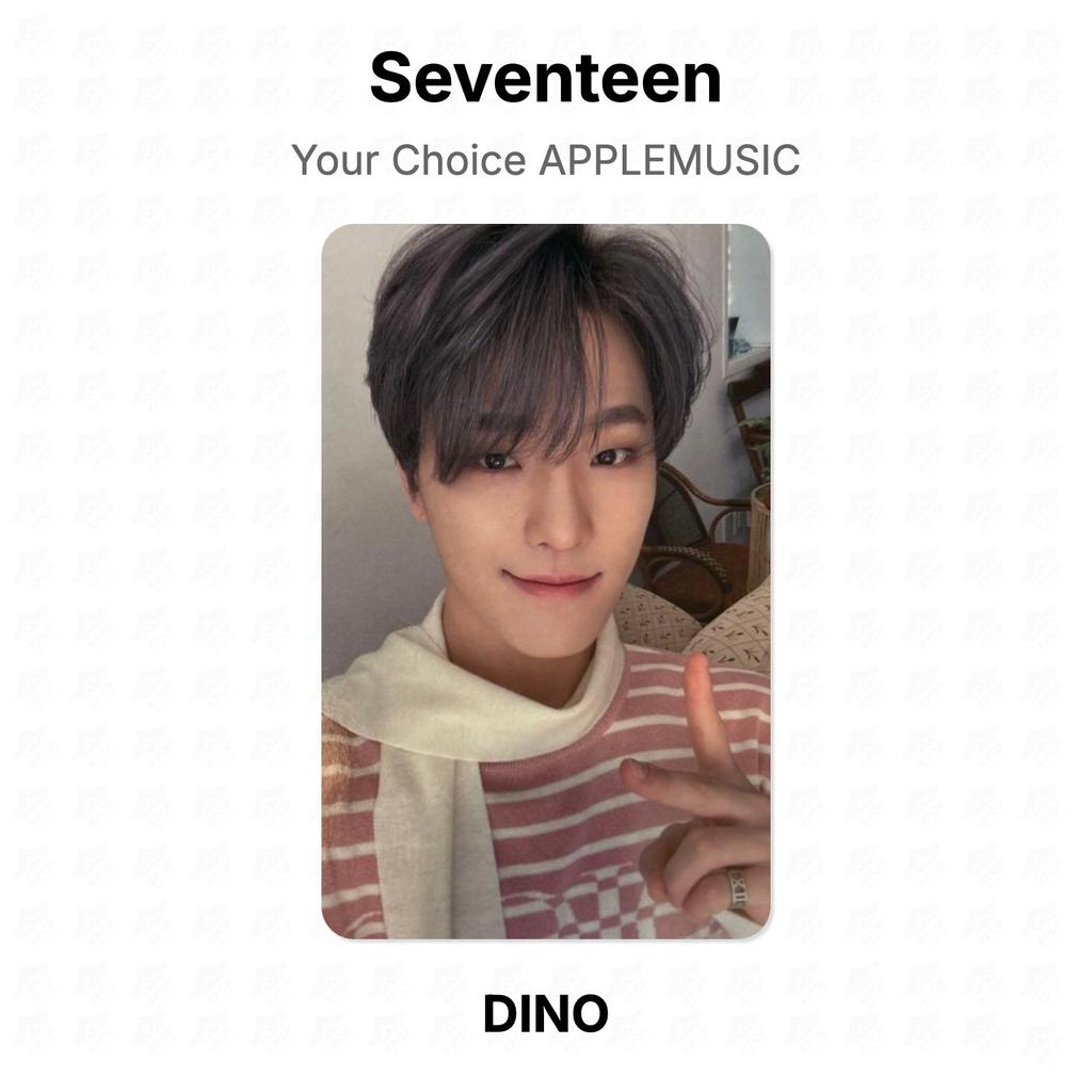 Seventeen Your Choice APPLEMUSIC Official Photocard