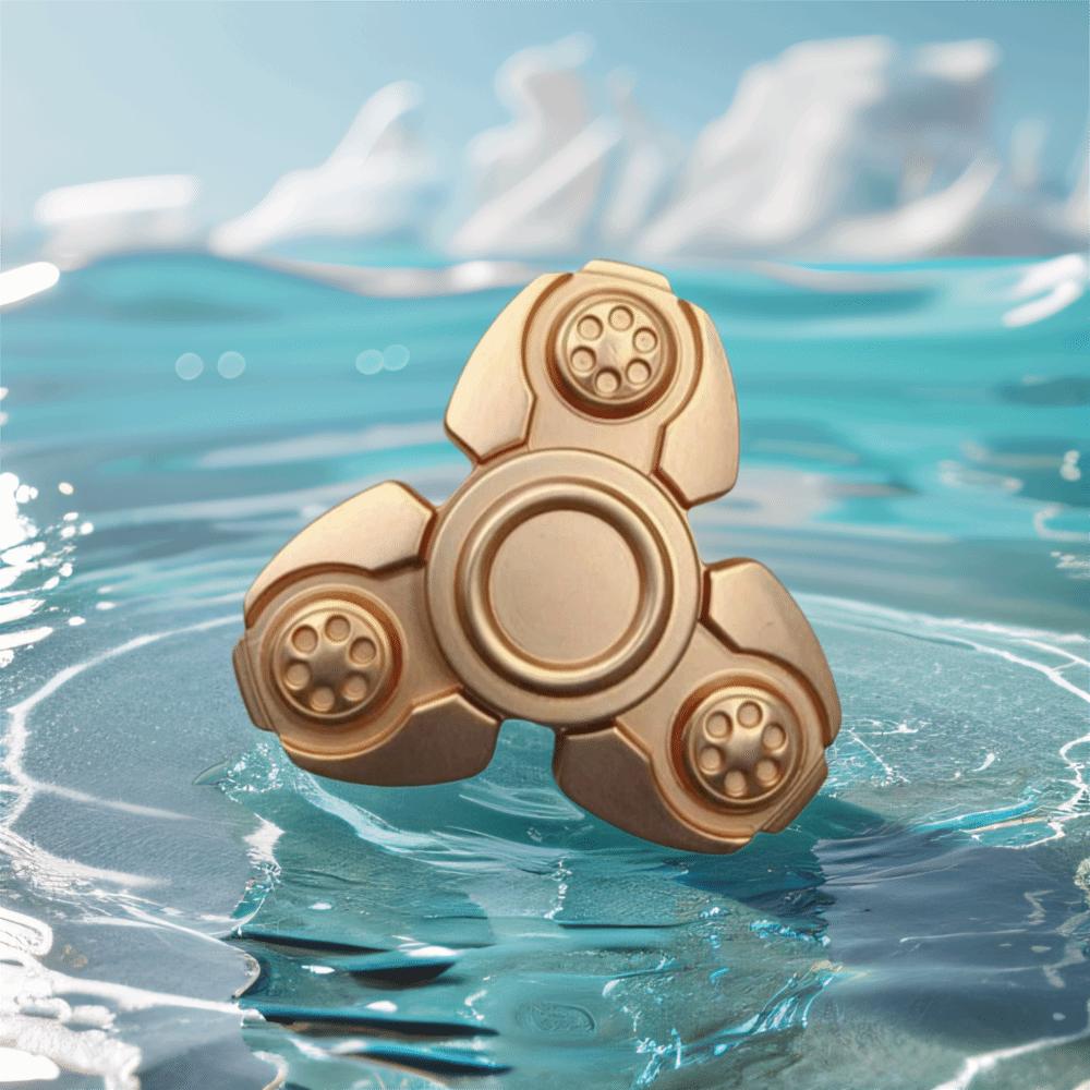 Silent Bearing Hand Spinner Gearwheel Rotator Design Spring Gear Chain Gyroscope  Classic Toys