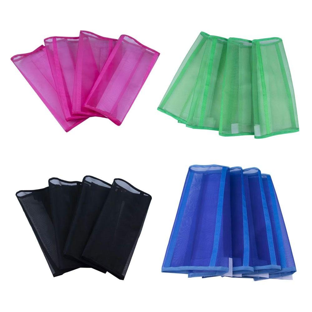 4Pcs/Set Plastic Mesh Fly Boots Riding Horse Leggings New Horse Leg Wraps  for Mosquito Bites Proof